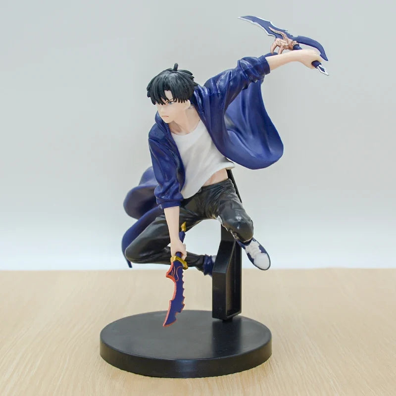 In Stock Solo Leveling (Anime Version) Figure Sung Jinwoo Action Figure 21cm PVC Collect Model Figure Display Anime Merchandise