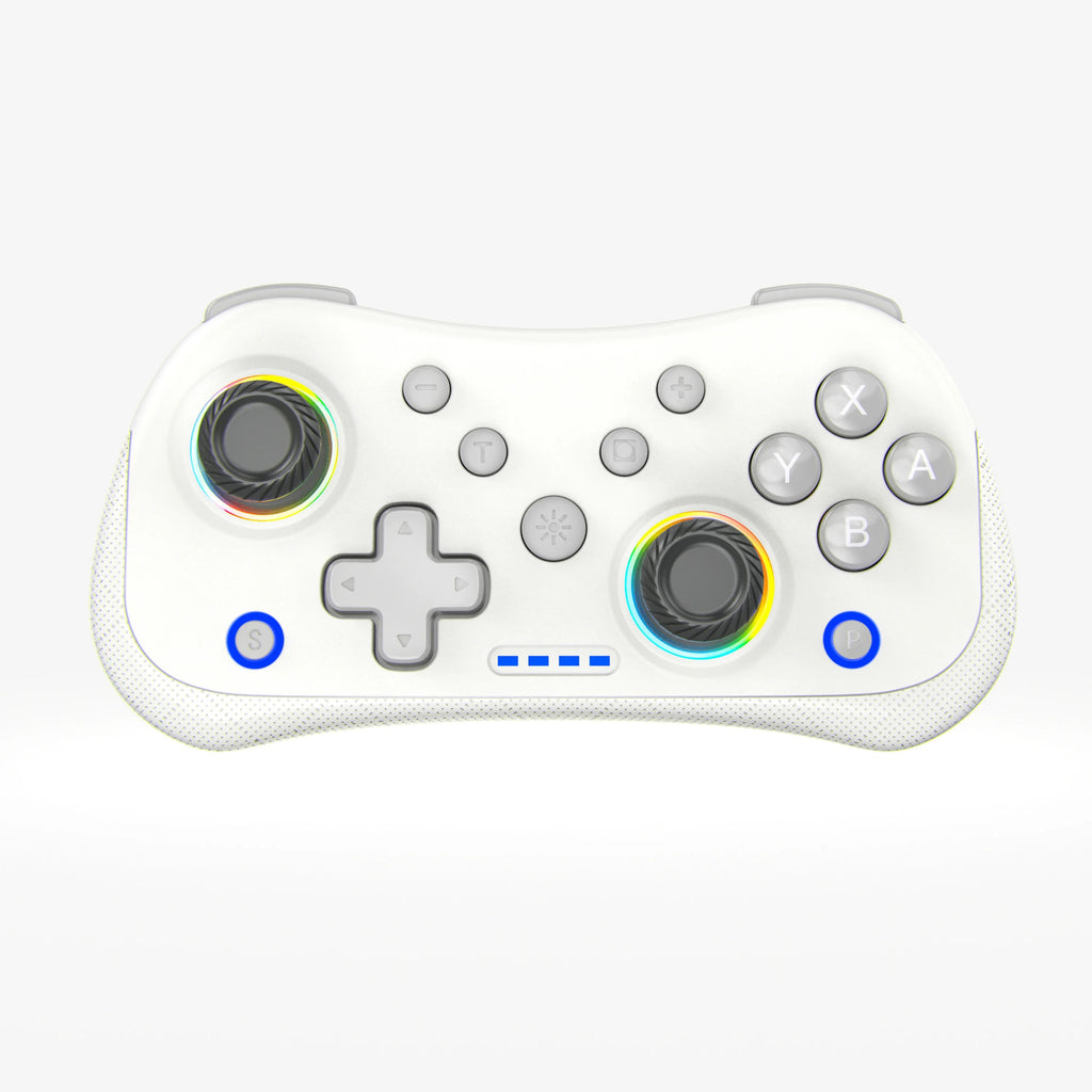 Multi-Functional Wireless Game MINI Gamepad for Switch with RGB Lights and Hall Rocker, Support Burst Function