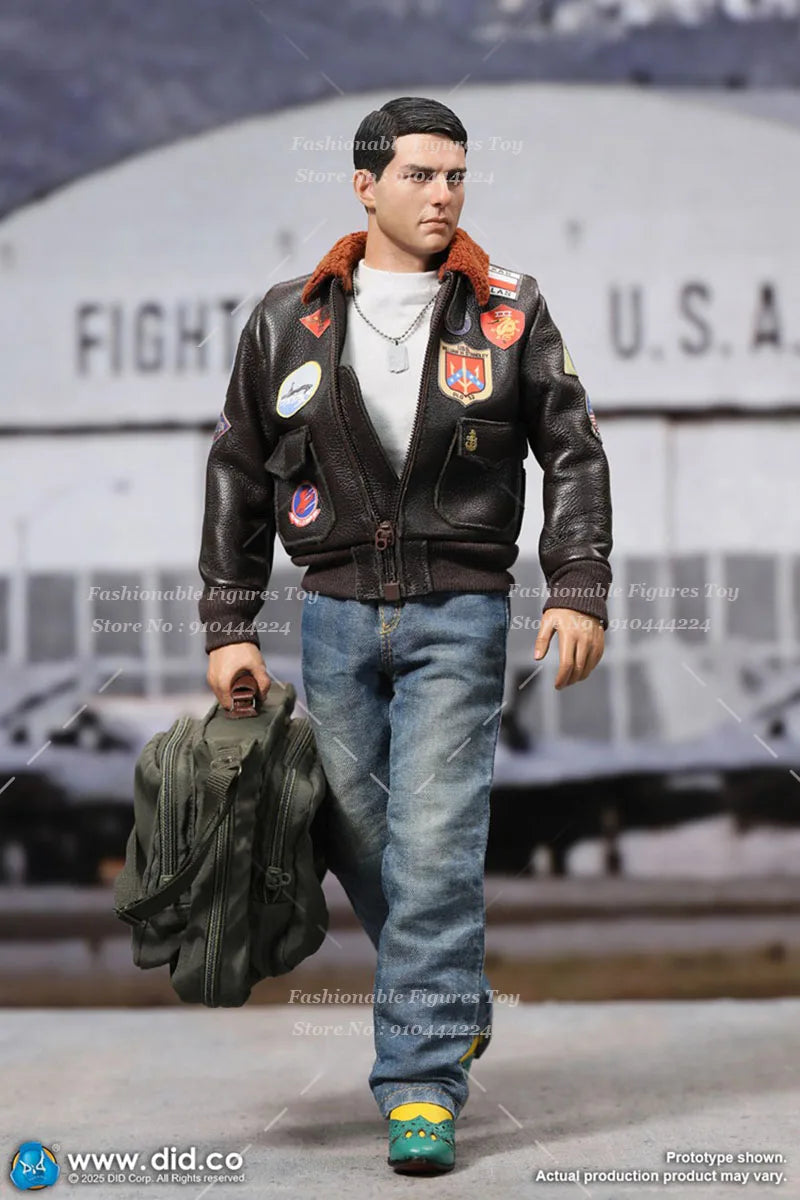 DID MA80181 1/6 Men Soldier Handsome Tom Cruise Pilot Instructor Captain Full Set 12" Action Figure Model Toys Collection