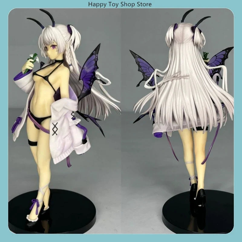 Demon Girl 23cm Standing Position Anime Figure Model Statue Collection Desktop Decoration Ornament Toys Gifts For Fans