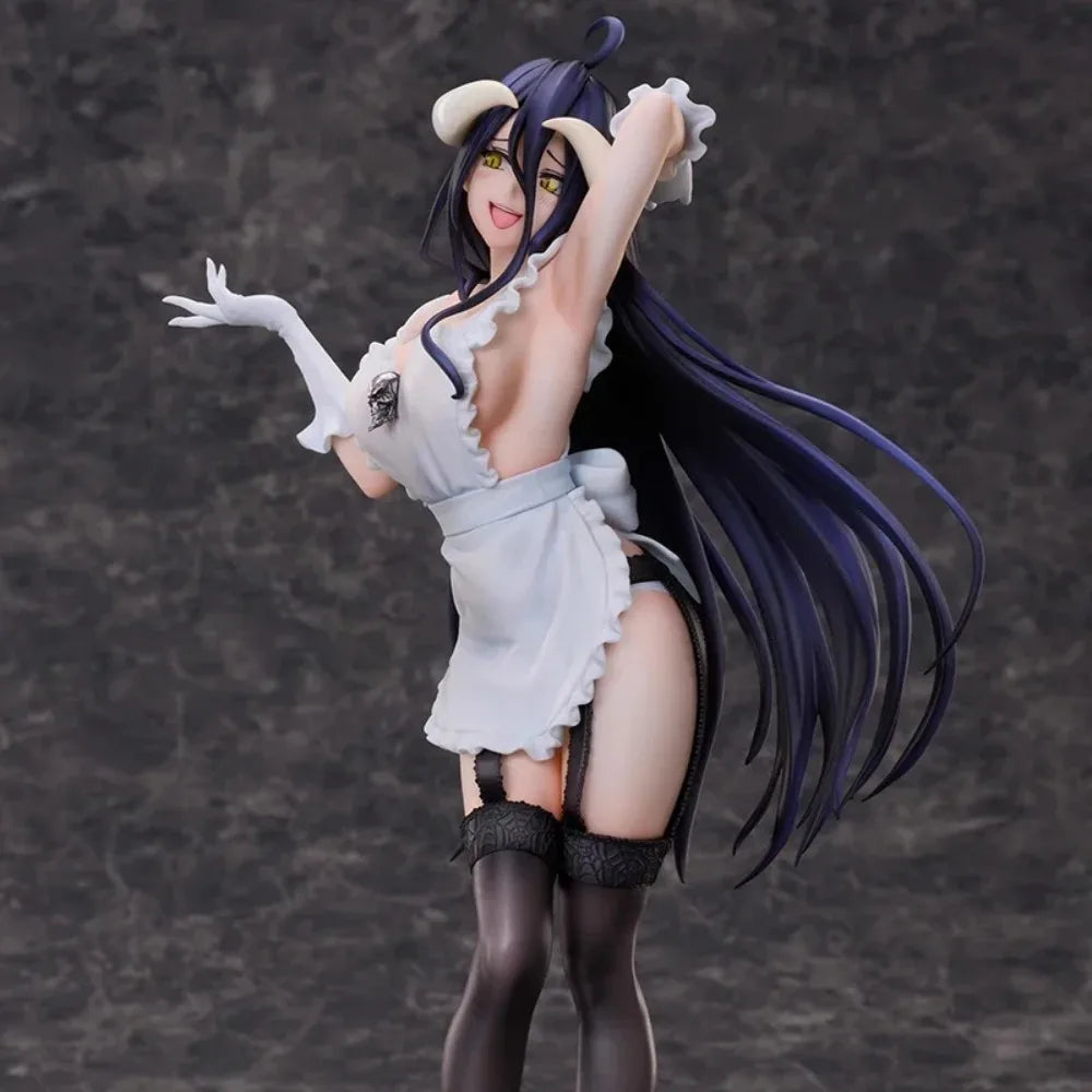 In Stock ElCOCO Original Genuine Overlord IV Albedo Coreful Figure Maid Ver 26.2cm Sexy Collections Model Toy Anime Figures Gift
