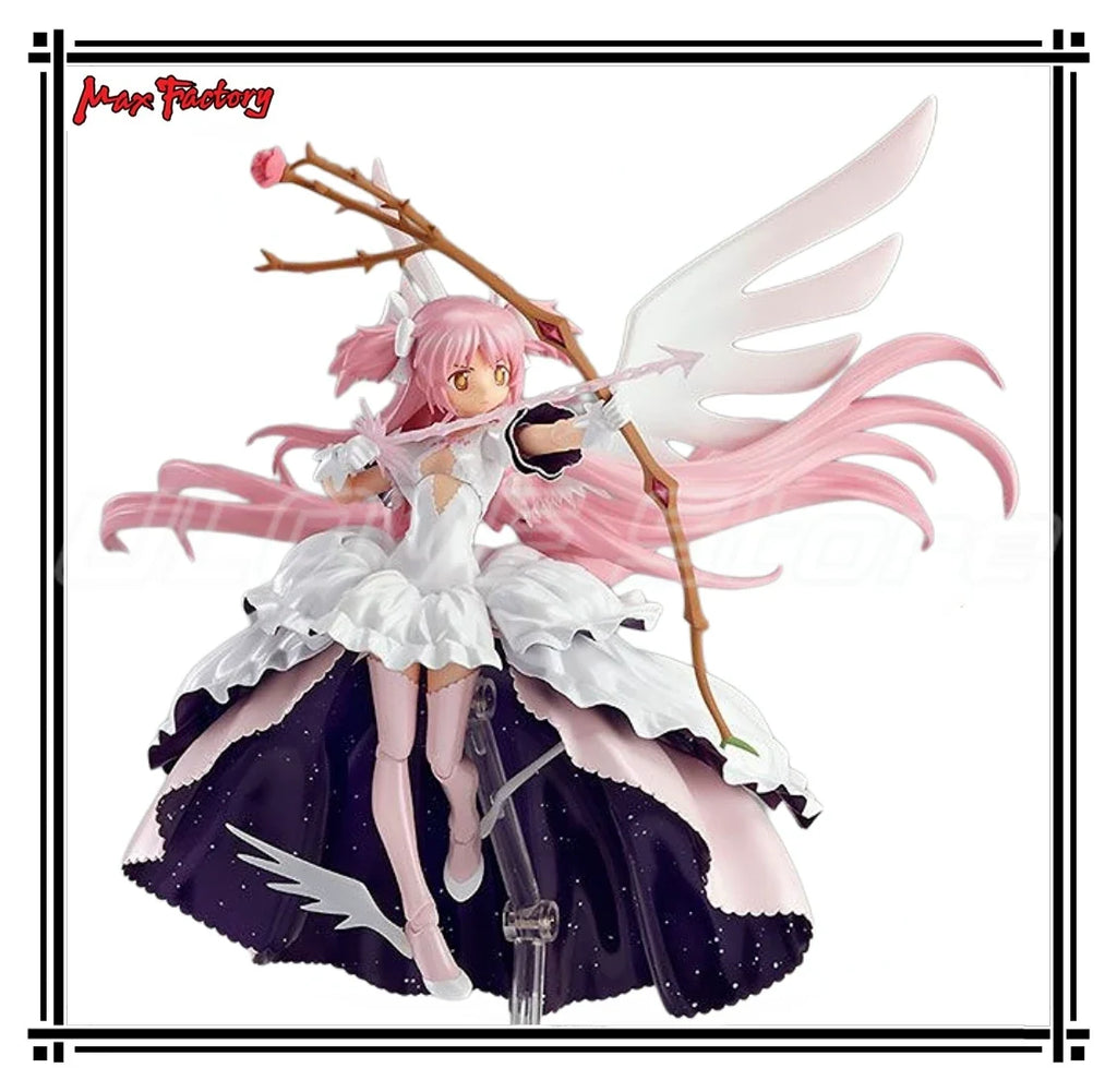 Original Max Factory Figma PUELLA MAGI MADOKA MAGICA Madoka Kaname Action Figures Models Collection Toys