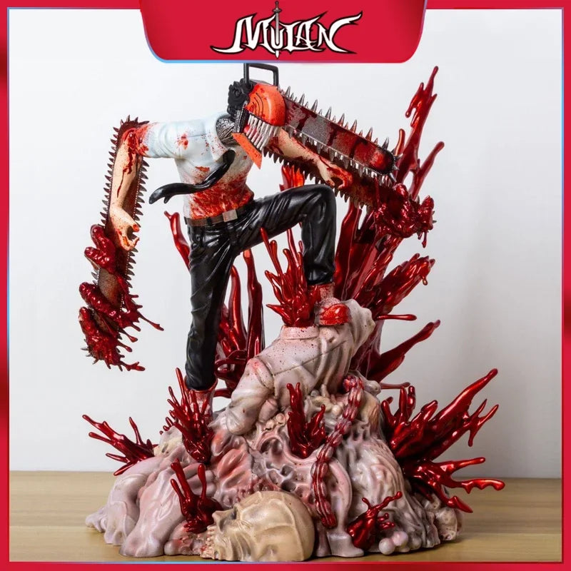 Chainsaw Man 29cm Denji Anime Figure Makima Action Figura Cute Pochita Kawai Adult Collectible Model Doll Home Decor Toy for Kid