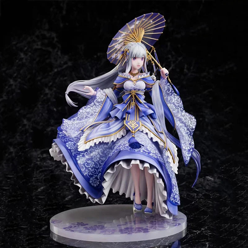 In Stock Genuine Original F:NEX Emilia & Echidna -Hanfu- Re:Life in A Different World From Zero Action Anime Collectible Figure