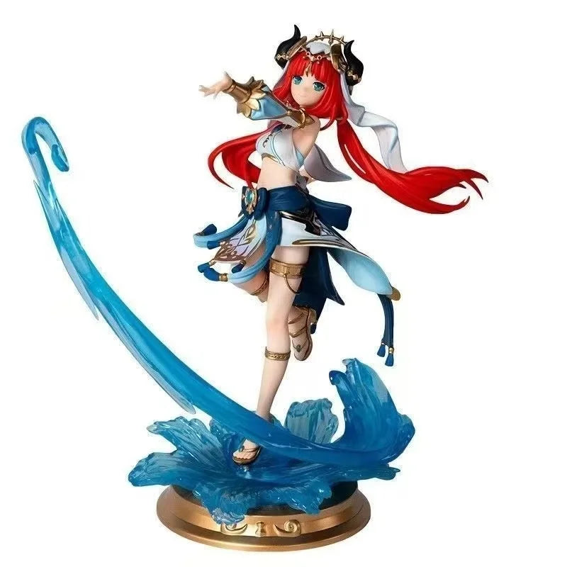 Nilu Garage Kit Female Dancer Action Figure - Cartoon Beautiful Girl Model Ornament for Collectors And Gifts