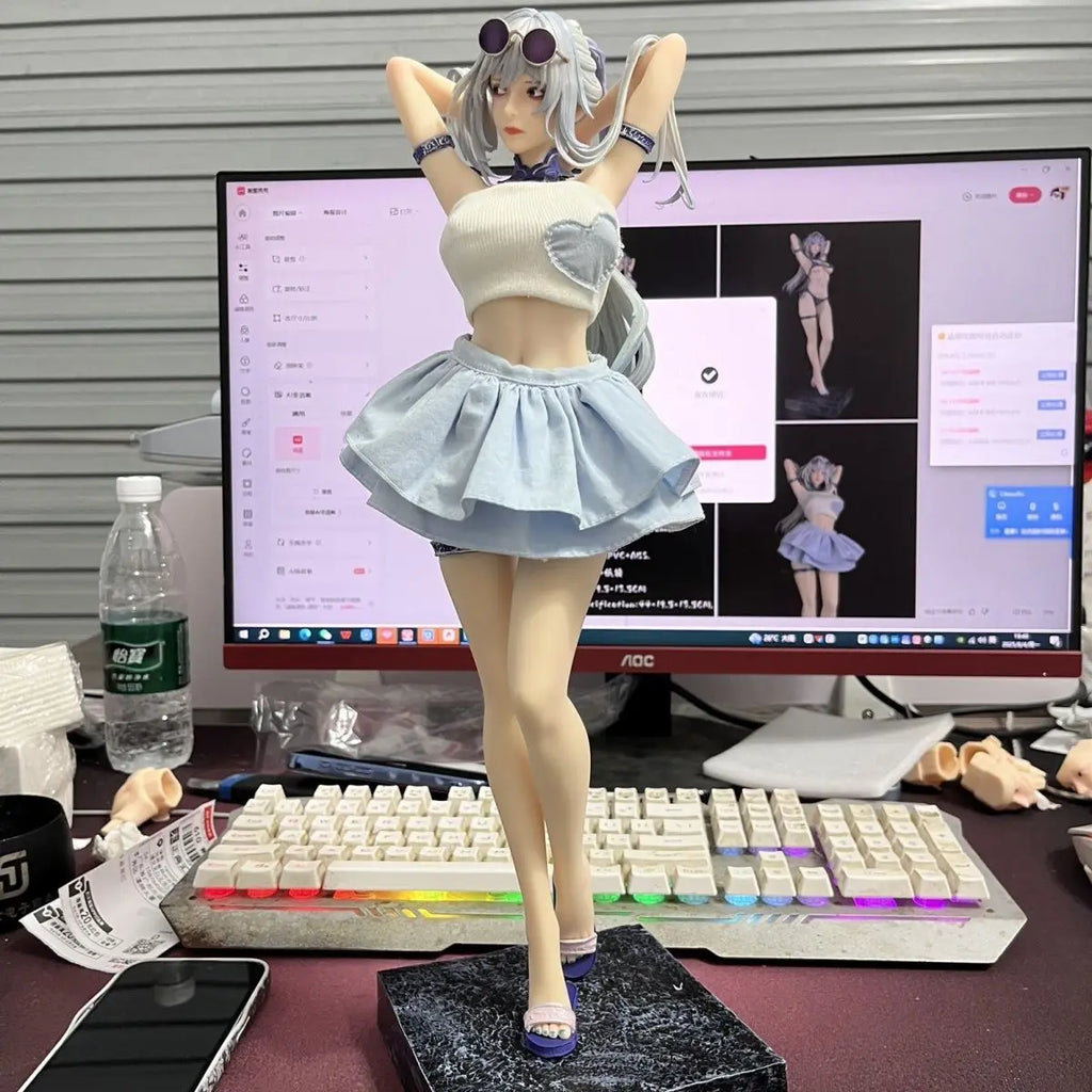 45CM Jingliu Figure Jingliu Swimwear Action Figurines Limited Edition High Quality GK Model Figurine Toys Statue Christmas Gifts