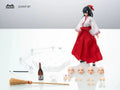 PA005 1/12 Scale Exorcist Witch Tsubaki Action Figure Pocket art series NO.5 15.5cm Female Soldier Figurine Model Toy