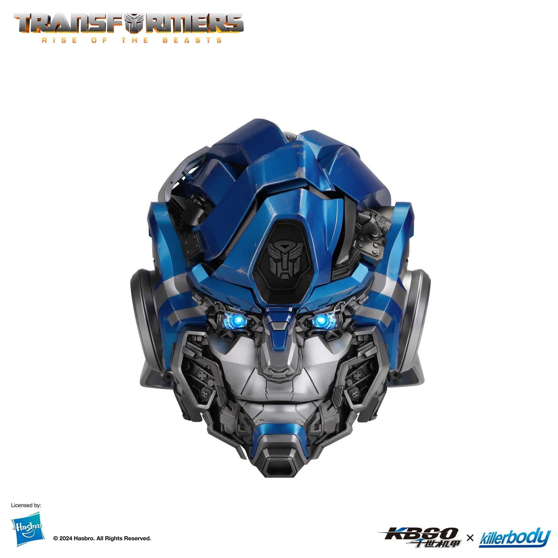 Transformers Mirage Speaking Sound Helmet With LED Light By Touch Control