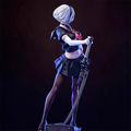 Genuine Anime 2b Figure Standing Pose Action Figure Kawaii Girl Sailor Suit Model  Desktop Ornaments Collection Gifts In Stock