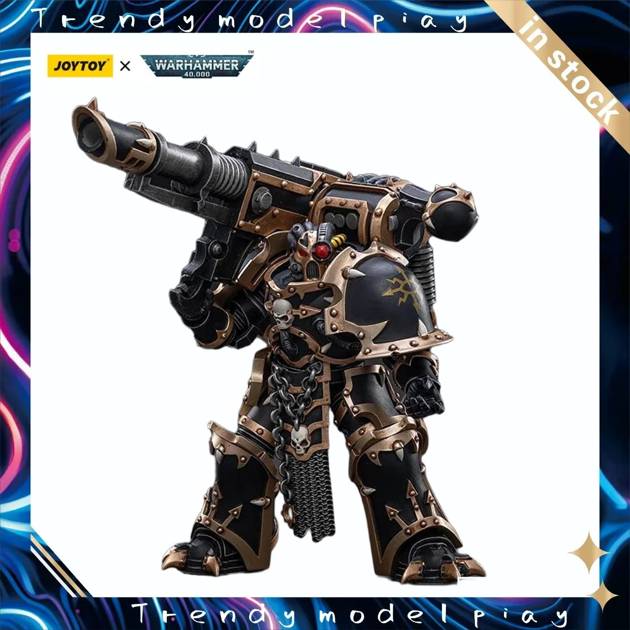 In Stock Original Warhammer 40,000 Chaos Space Marines Black Legion Havocs Marine 02 Series Figures Models Toys Gifts Collection