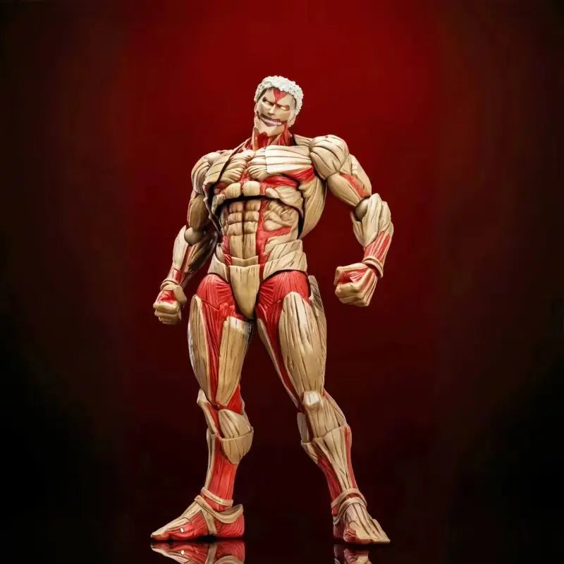 Hot Kaiyodo Armored Titan Movable Model Toys Revoltech Amazing Yamaguchi Yoroi No Kyojin Attack On Titan Anime Figures Toy Gifts