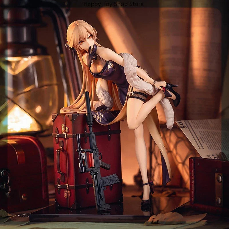 Girls Frontline Ots-14 Full Dress Game Girl Figures Statue Cartoon Girl Models Boys Collectible Toys Ornament Doll In Stock