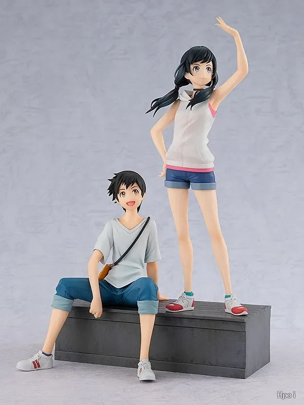 22cm Your Name Anime Figure Tachibana Taki/Miyamizu Mitsuha Action Figure Hodaka Morishima/Hina Amano Figurine Model Doll Toys