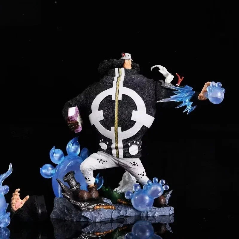 One Piece Tyrant Bartholomew Kuma Figure With Interchangeable Hands Anime Statue Model Warlord Collectible Gift