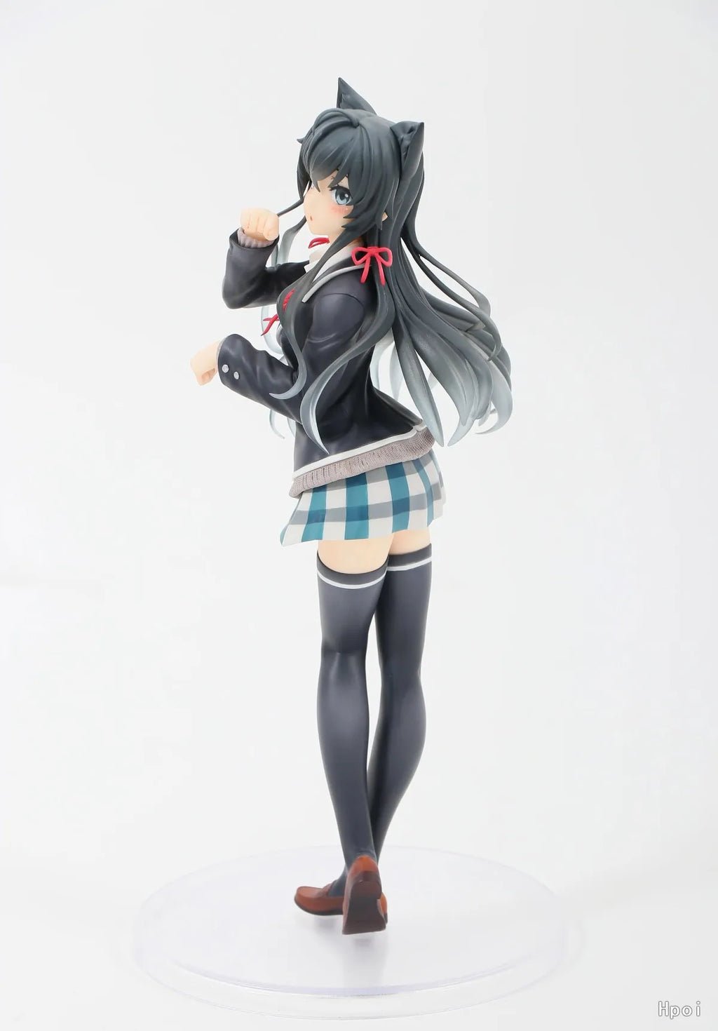 20CM Anime Yukinoshita Yukino Figure Yahari Ore no Seishun Love Comedy wa MachigatteiruZoku Nekomimi Seifuku Ver Model Toy