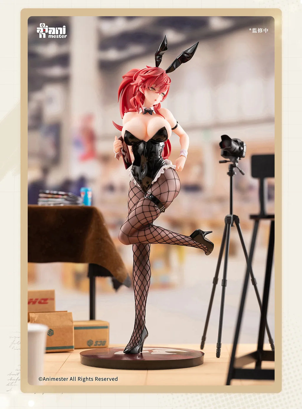 AniMester Aki Bunny Girl 1/6 Scale Anime Figure Authentic In Stock Anime Convention Exclusive Collectible Statue For Collectors
