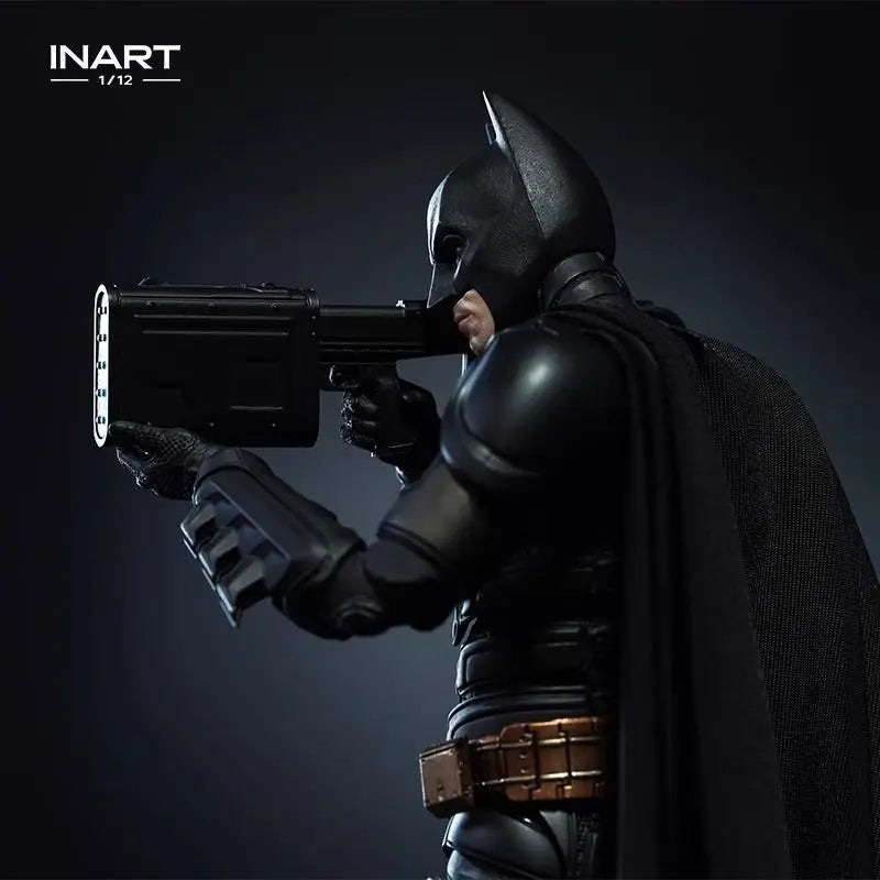Inart 1/12 Studio New Batman Figure Men Soldier Batman Christian Bale The Dark Knight Rises Eternal Fight Hero Action Figure Toy