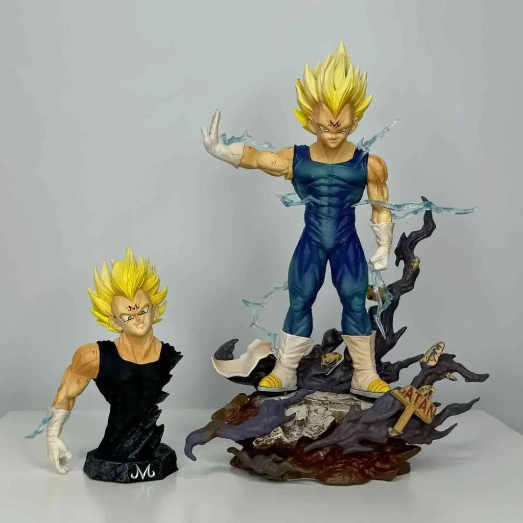 18.5cm/7.28in Anime Dragon Ball Z Figure Majin Vegeta Action Figures PVC Decoration Collection Model Toys Kids Christmas Gifts