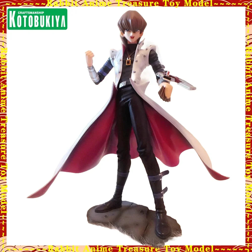 In Stock Original Genuine Kotobukiya Statue Yu-Gi-Oh! Duel Monsters Seto Kaiba ARTFX J 1/7  Anime Collectible Gift