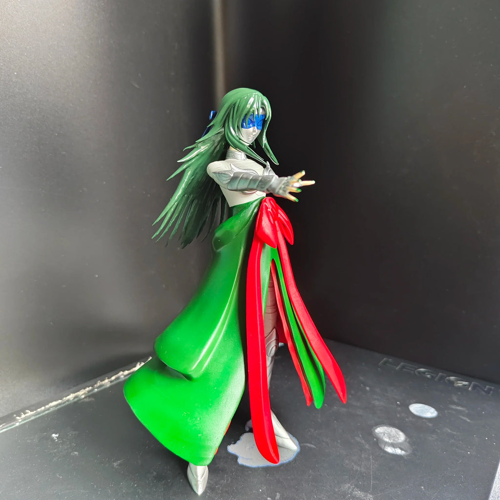 Saint Seiya Omega: Peacock Mayura - Saintia Sho Female Silver Saint Resin Statue Collectible Model