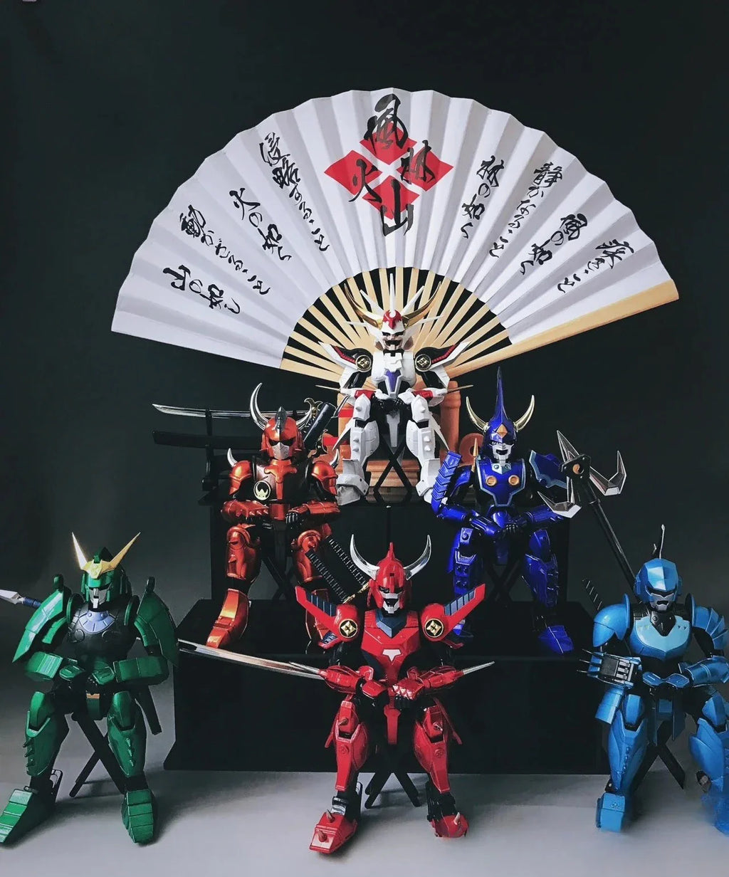 Original Sentinel Yoroiden Samurai Troopers Ronin Blaze Flammen-Gott Anime Figur Puppen Action Figur C Sammlungsmodell Spielzeug