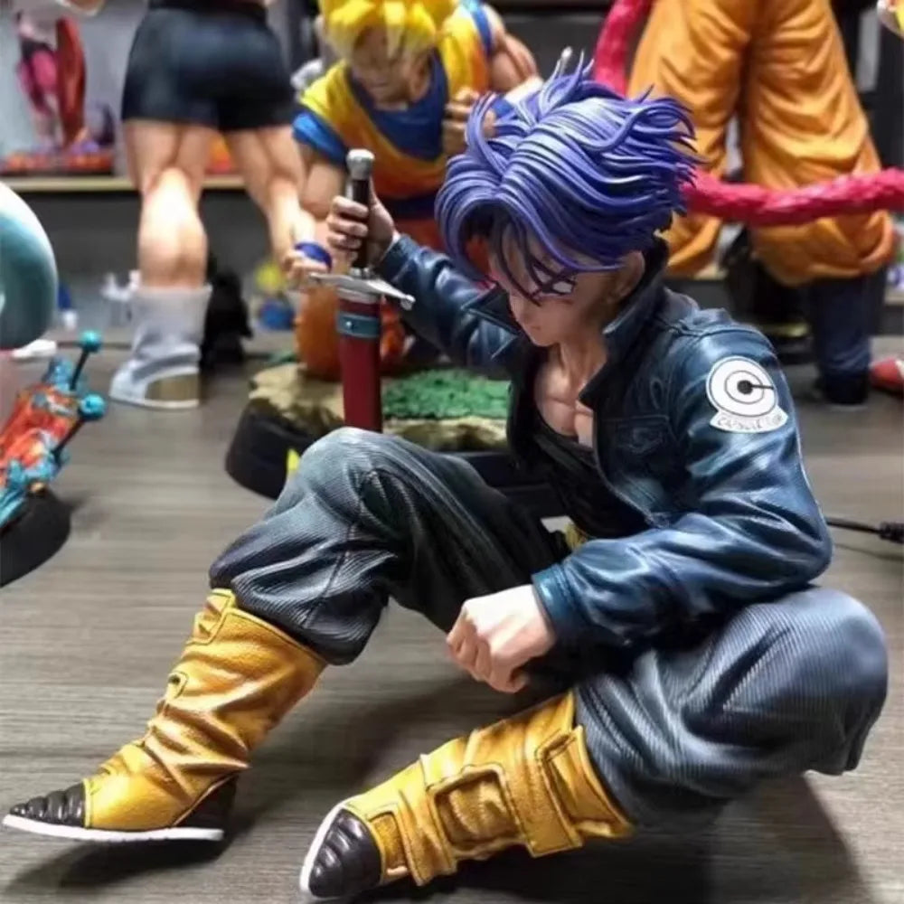 Dragon Ball Z Anime Figure Trunks Action Figurine Super Saiyan Gk Pvc Statue Model Decoration Collection Christmas toy Gift