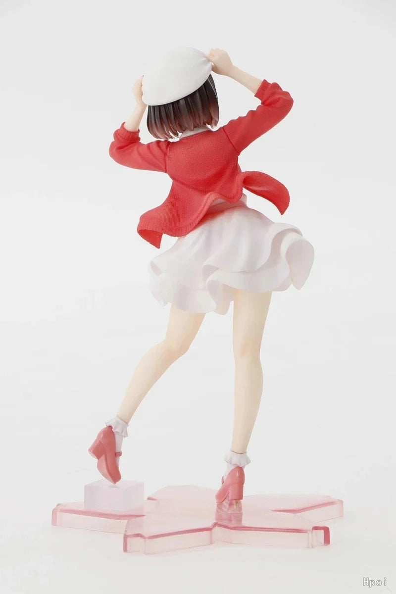 Anime Figure Saekano: How to Raise a Boring Girlfriend Megumi Kato Heroine Costume Model PVC Collection Toy Ornaments Gift 19CM