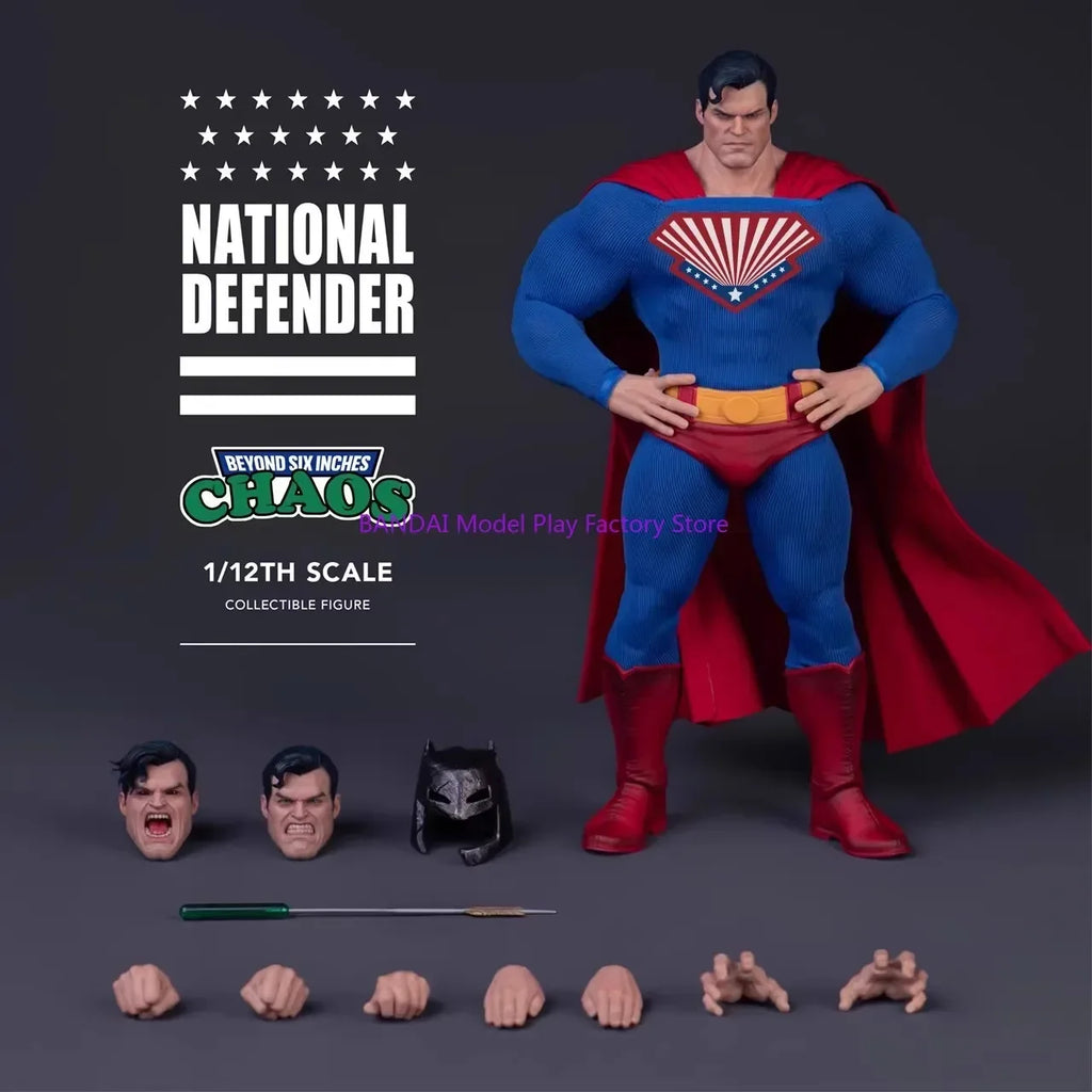 In Stock CHAOS CHAOS-001 1/12 Male Soldier Collectible National DEFENDER Guardian Super Protector Full Set 6in Action Figure Toy