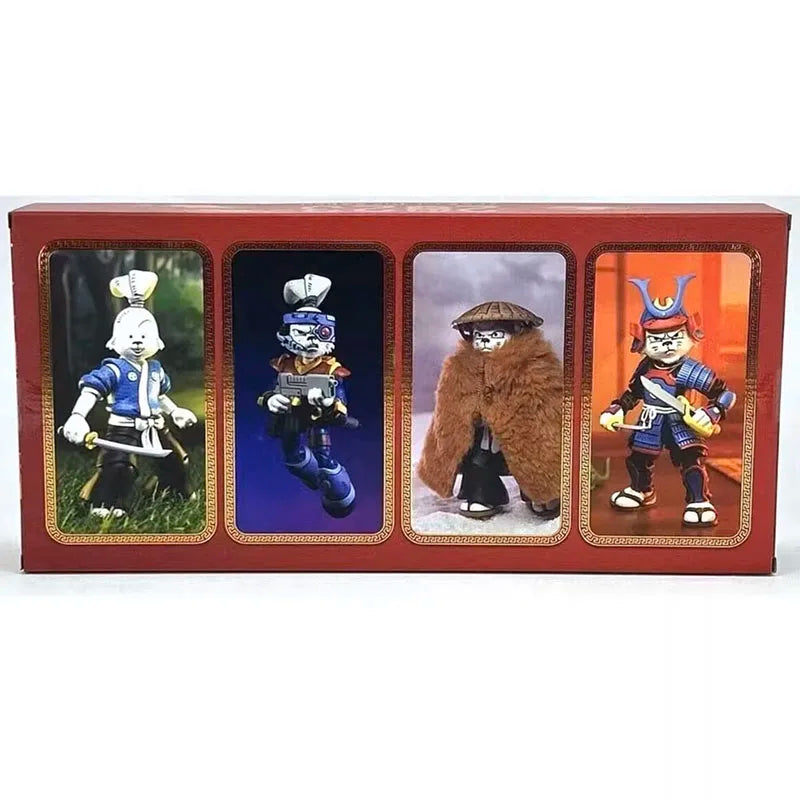 NECA 54393 TMNT Figure Teenage Mutant Ninja Turtle Usagi Yojimbo Miyamoto Usagi Action Figuras Anime 7-Inch Model Original Gift
