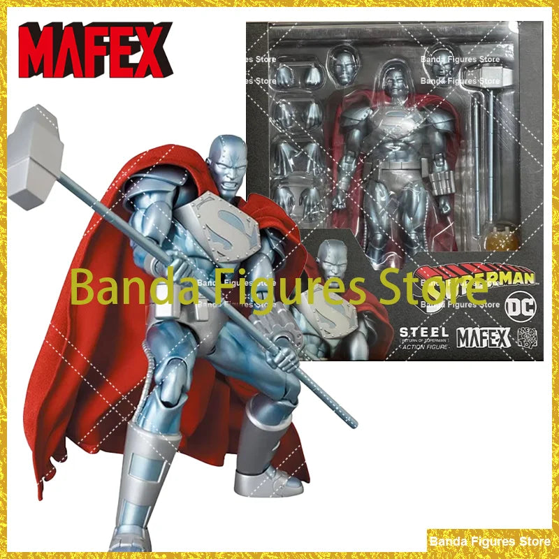 Original Mafex 181 STEEL RETURN OF SUPERMAN In Stock Anime Action Collection Figures Model Toys
