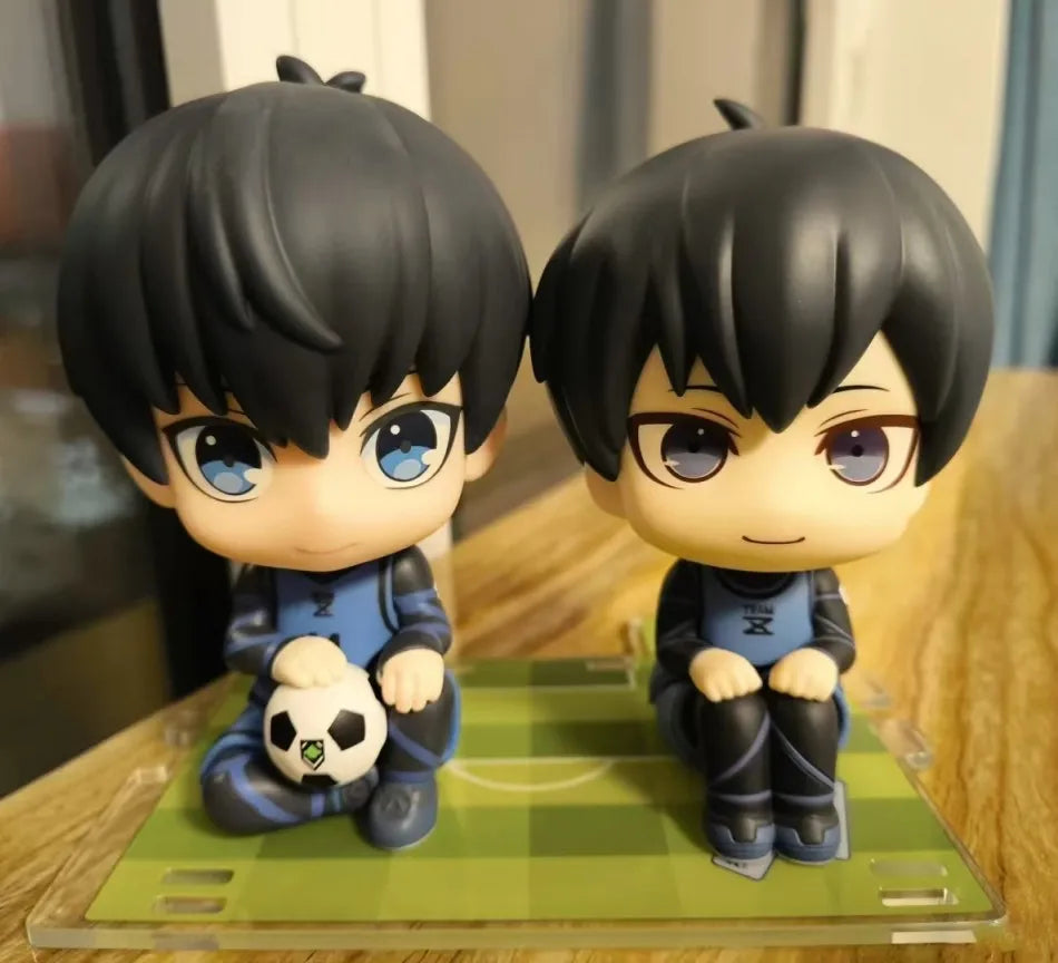 Blue Lock Anime Figure Isagi Yoichi Chigiri Hyoma Bachira Meguru Nagi Seishiro Action Figures Collection Model Figurine Doll Toy