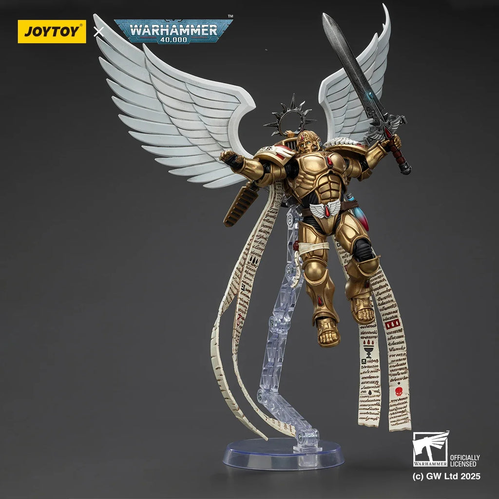 JOYTOY Warhammer 40K Action Figure 1/18 Blood Angels The Sanguinor With Encarmine Broadsword Collection Model Anime Figurine Toy