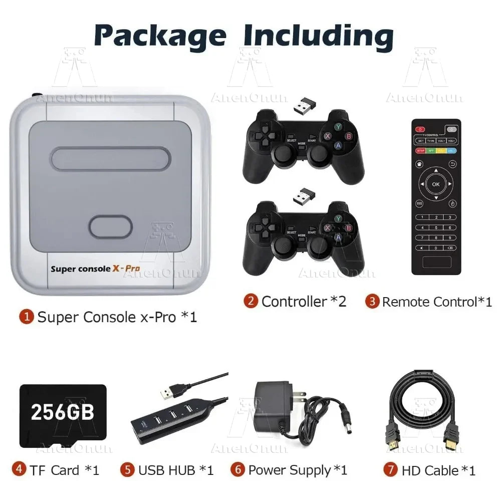 4K Gamebox Built-in 117000 Game 70 Emulator High Quality Video Game Console Android TV Box High Performance Emuelec Game Machine