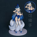 Azur Lane Shinano Dreams of the Hazy Moon 1/7 Bunny Girl GK Model Kit Translucent Skirt Twin Tails Anime Figure Decoration Gifts