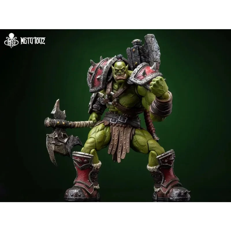Brand New METYTOYZ Original HERO TOYS Orc Commander Library Kalon Supermovable Modelfigurine 1/10 Movable Orc Model Toy Figurine