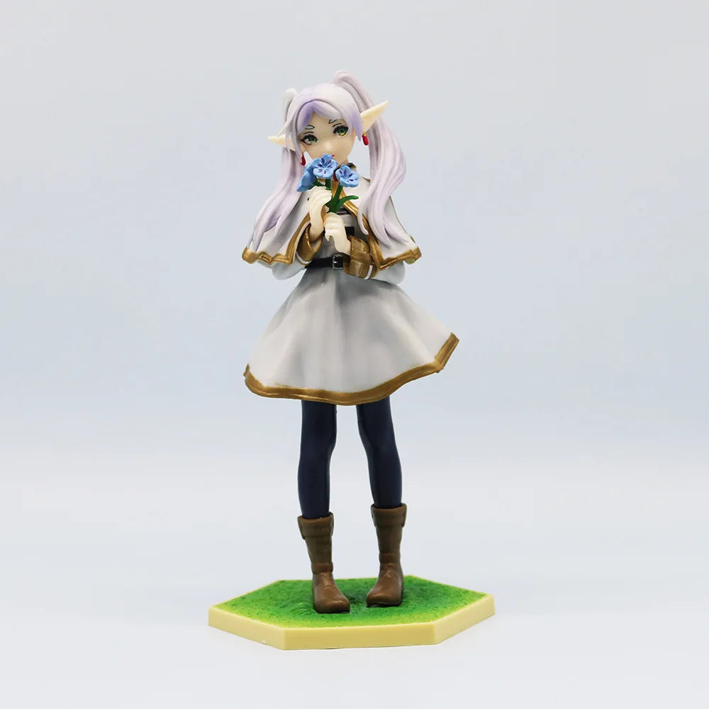 Anime Noodle Stopper Sousou no Frieren Q Version Anime Girl Figure Frieren Beyond Journey's End Action Figure PVC Model Toy Gift