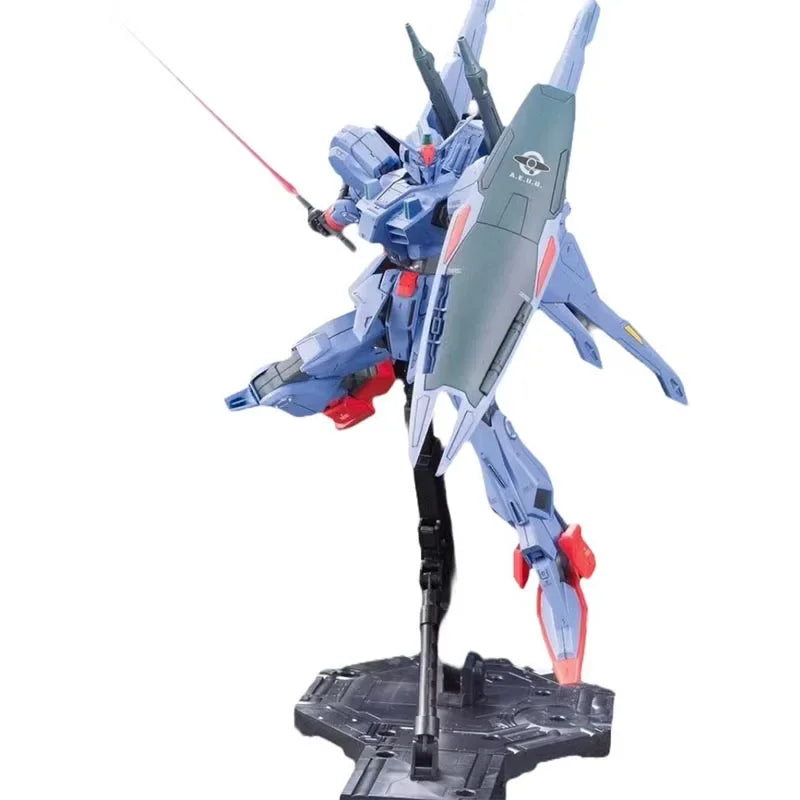BANDAI Genuine Assembled Model RE/100 Z Gundam MSV: 1/100 MSF-007 GUNDAM MK-III Plastic Model Kit Action Figure Toy Collection
