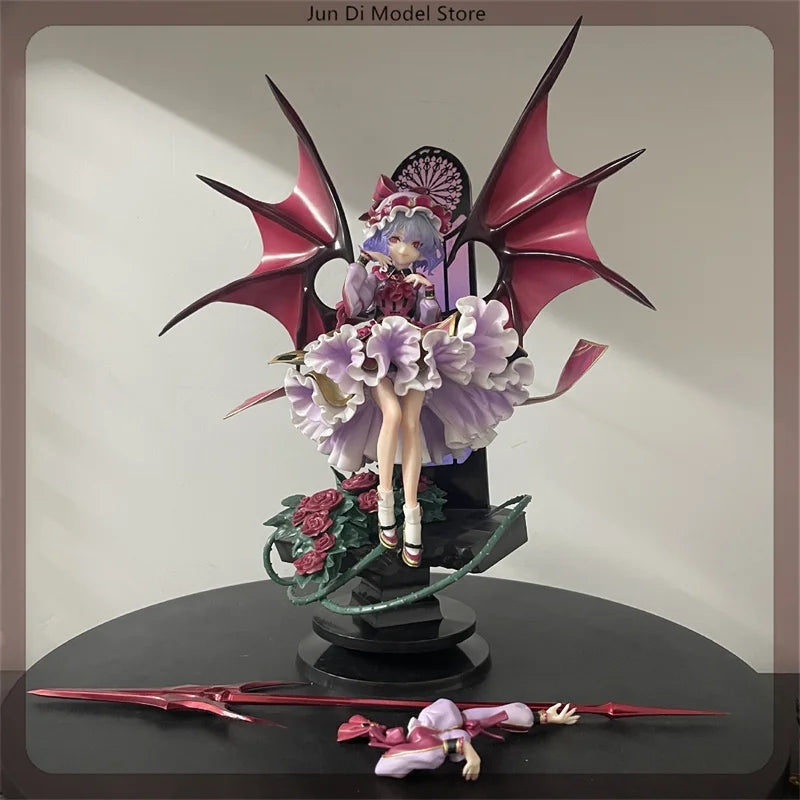 31cm Touhou Project Remilia Scarlet Vampire Game Girl Figure Model Statue Boys Collection Desktop Decoration Ornament Toys Gifts
