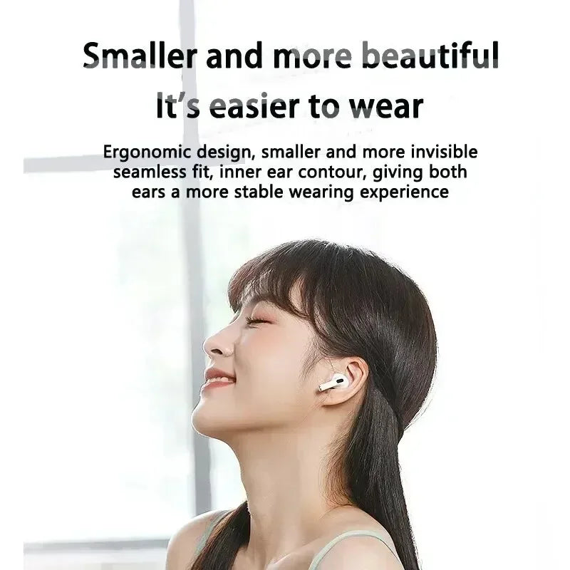 Pro4 True Wireless earphones Dual Ear In Ear headphones Ultra Long Standby Running Bass Sports earburds music headset with Mic