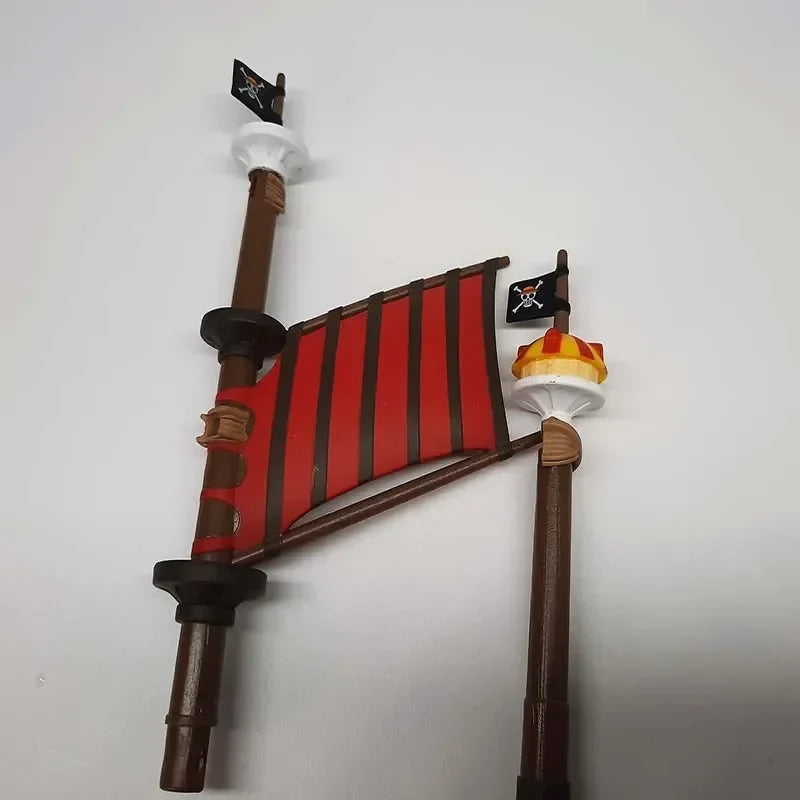 One Piece Figure Luffy THOUSAND SUNNY Going Merry Assembling Boat Model Pirate Ship Decor Collectible Gifts for Children Boy