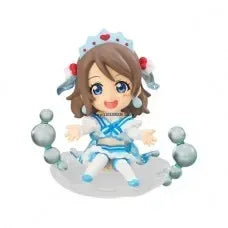 Original BANDAI LoveLive! Sunshine Aqours Gashapon Toy Watanabe You Sakurauchi Riko Kanan Matsuura Kit Mini Action Figures Doll