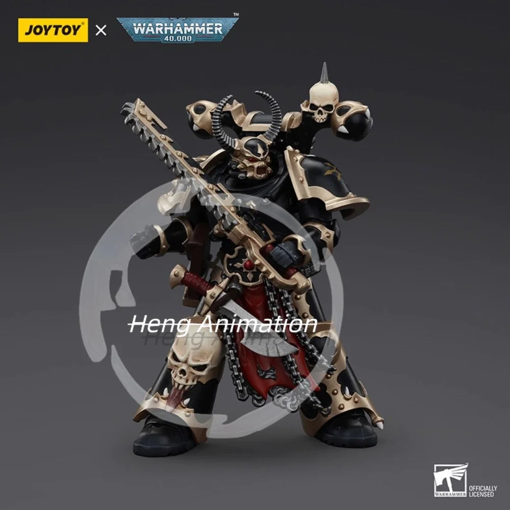 JOYTOY Dark Source Warhammer 40K Black Legion Warmaster Abaddon & Chosen Warriors 1:18 Figure Set Q1 2026