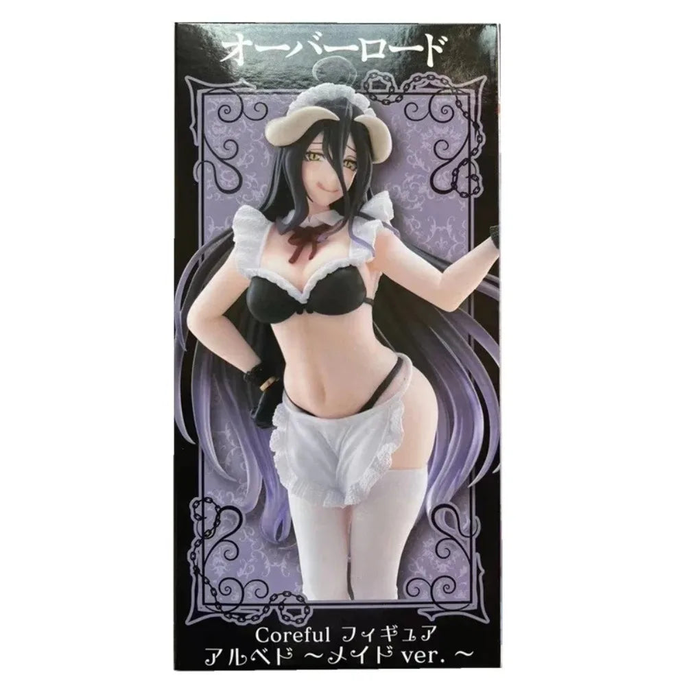 In Stock TAITO Original Genuine Anime Overlord IV Albedo Coreful Figure Maid Ver 14cm Collections Models Toy Coreful Figure Gift