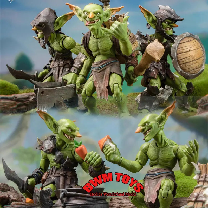 Mety Toys 1/12 Maßstab Soldat Goblin Ork Goblin Erkundungsteam Krieger 13CM Actionfigur Puppensammlung