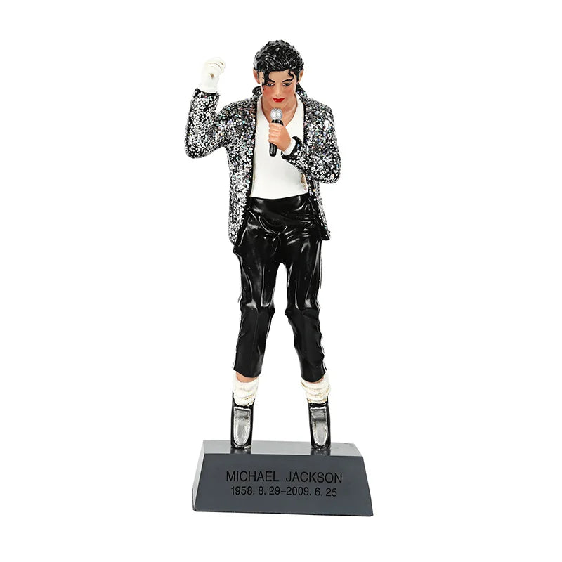 Soul Singer Michael Jackson Action Figure Tiptoe Dance Resin Model Toys