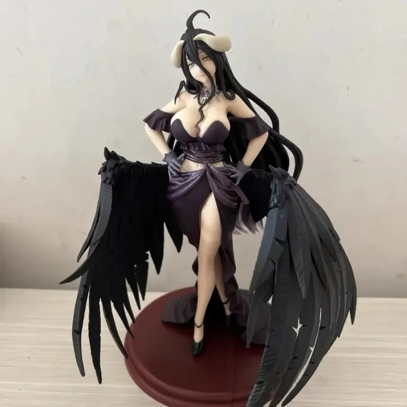Original Genuine Taito Amp Artist Masterpiece Overlord Iv Albedo Black Dress Action Anime Figure Model Toys Collection Doll Boys