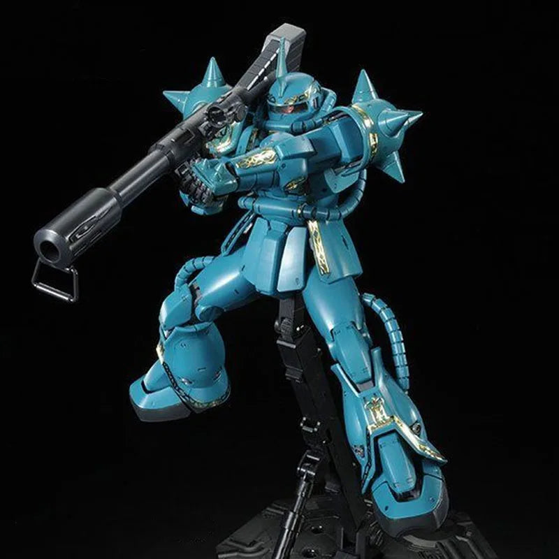 Bandai Original MG ZakuⅡ Dozle Zabi Custom MS-06F 1/100 Anime Action Figure Assembly Model Toys Gifts For Children GUNDAM