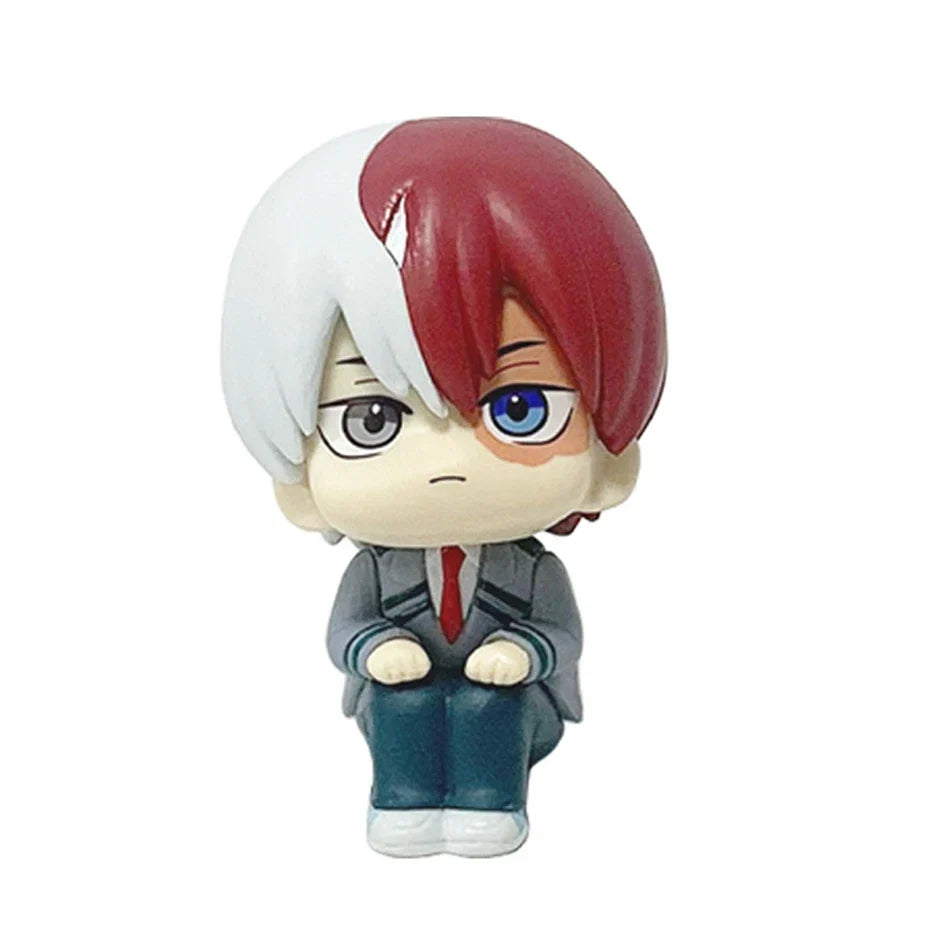 HOT My Hero Academia Katsuki Deku Todoroki Shoto Himiko Toga Break Time Anime Figure Model Collection Doll Toy For Kids Gift