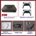 New Super Game Console X3 500G HDD 70000+Games I3-3110M For Wii PS2 N64 PSP GameCube N64 Plug and Play on TV Wireless handle