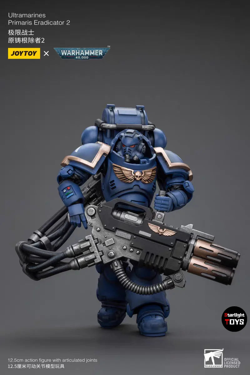 JOYTOY 1/18 Action Figure Warhammer 40K Ultramarines Primaris Eradicator 2 Toys Model Ornaments Collection Gifts